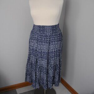 Navy blue and white skirt